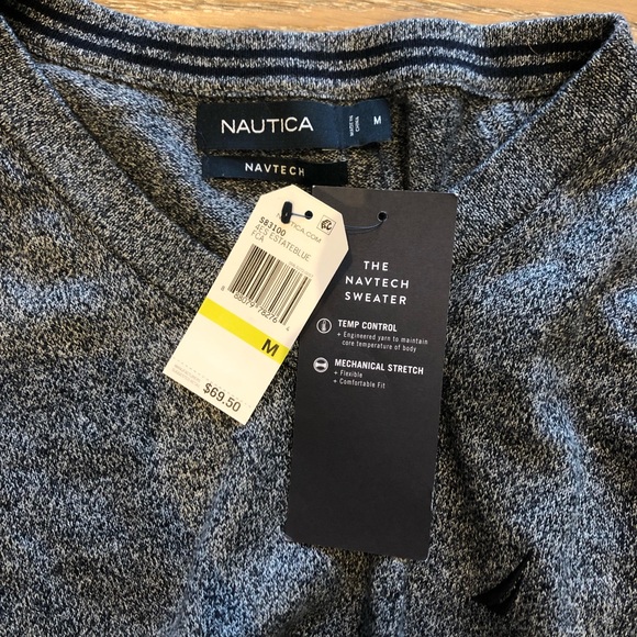 Nautica | Men’s M Navtech V-Neck Sweater (NEW) - Picture 6 of 6